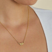 Load image into Gallery viewer, N1019 | Mini Cluster Necklace with White Diamonds
