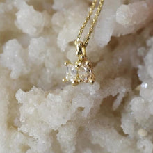 Load image into Gallery viewer, N1013 | Ocean inspired Champagne Pendant with Diamonds