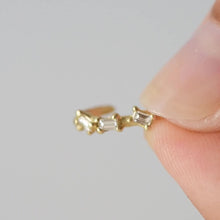 Load image into Gallery viewer, E1036 | Ellie Ear Cuff with rectangular diamonds