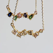 Load image into Gallery viewer, N1016 | Champagne Oval Diamond Necklace