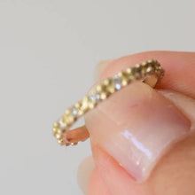 Load image into Gallery viewer, B1015 | Champagne Diamond Granulated Band