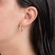 Load image into Gallery viewer, E1016 | Granulated Hoops