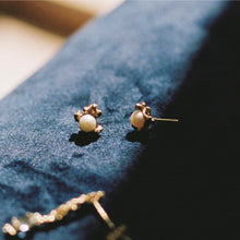 Load image into Gallery viewer, E1002 | Pearl Cluster Stud Earrings