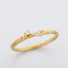 Load image into Gallery viewer, DR1024 | Dainty Cluster Ring with Diamonds