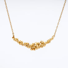 Load image into Gallery viewer, N1002 | Cluster Necklace with White Diamonds