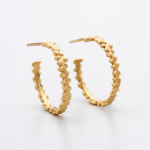 Load image into Gallery viewer, E1016 | Granulated Hoops
