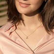 Load image into Gallery viewer, N1013 | Ocean inspired Champagne Pendant with Diamonds