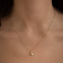 Load image into Gallery viewer, N1013 | Ocean inspired Champagne Pendant with Diamonds