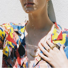 Load image into Gallery viewer, N1002 | Cluster Necklace with White Diamonds