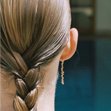 Load image into Gallery viewer, E1004 | Chandelier Earrings with White Diamonds