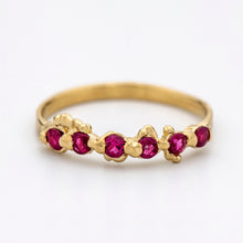 Load image into Gallery viewer, R1020 | Eternity Band with Rubies