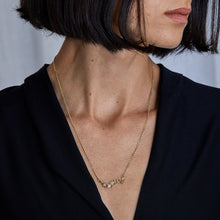 Load image into Gallery viewer, N1016 | Champagne Oval Diamond Necklace