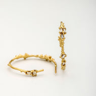 E1034 |  Large Rectangular Diamond Hoops