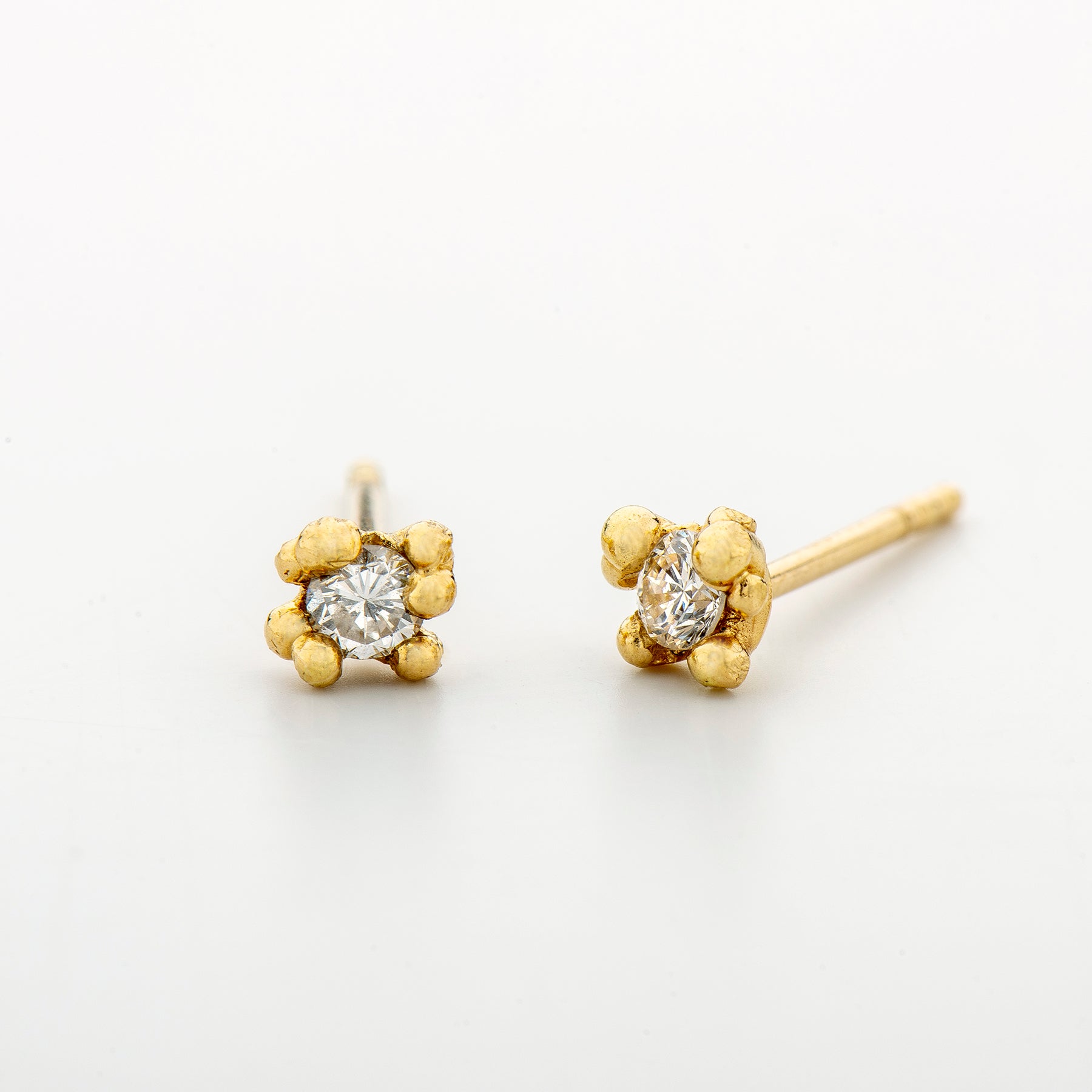 Little girl clearance diamond stud earrings