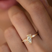Load image into Gallery viewer, DR1021 | Speckled Marquise Cut Diamond Ring
