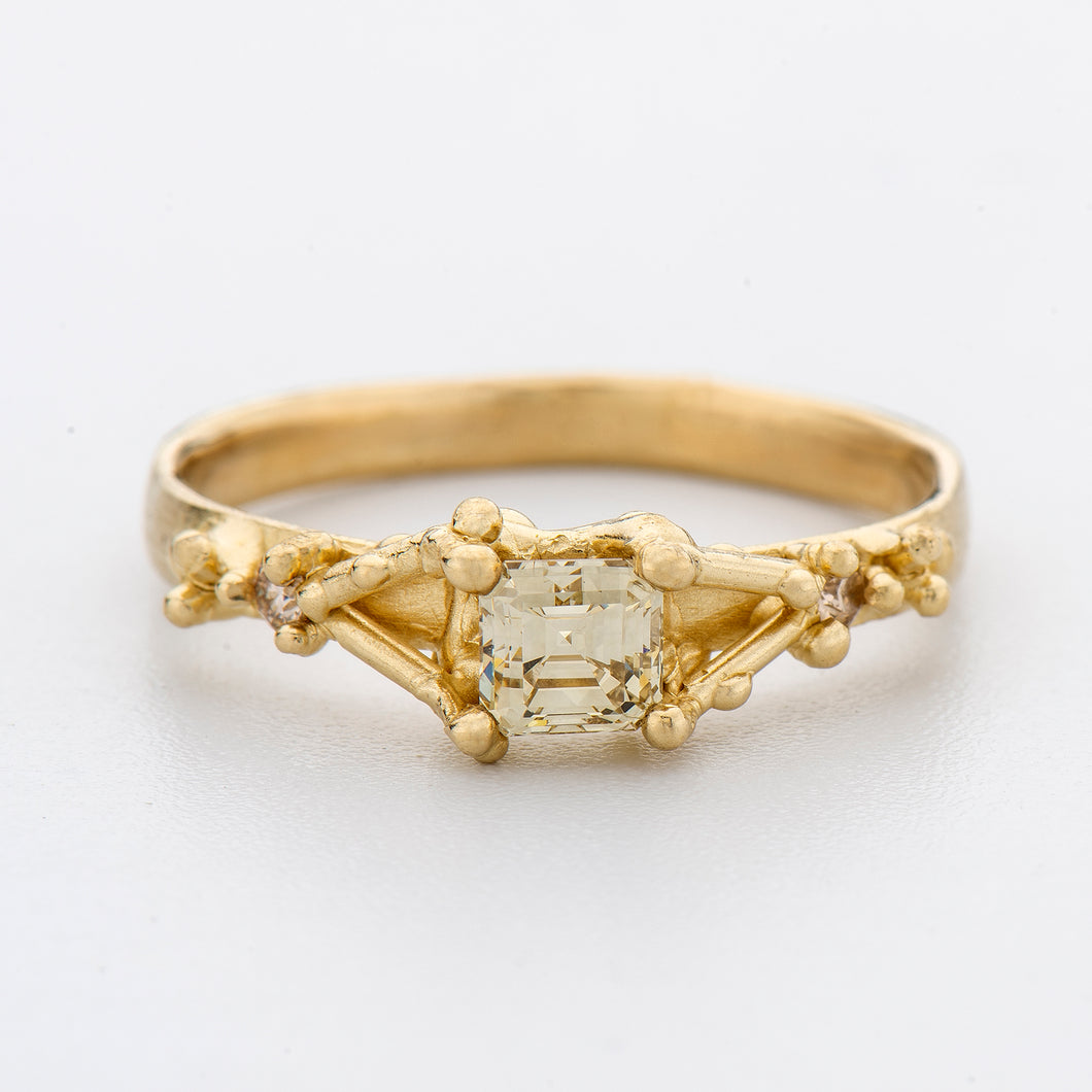 DR1036 | Majestic Asscher Cut Diamond Ring