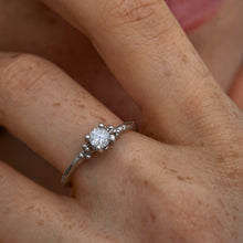 Load image into Gallery viewer, DR1039 | Snowy Diamond dainty Ring