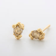 E1027 | Rose Cut Diamond Stud Earrings