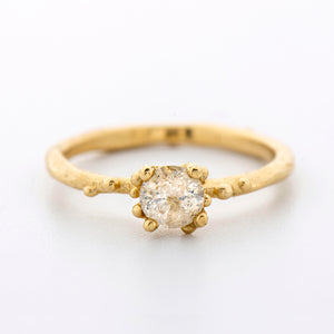 DR1027 | Snowy Diamond Solitaire Ring