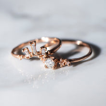 Load image into Gallery viewer, DR1045 | Dainty Diamond Ring with granules