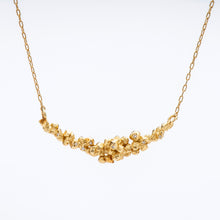Load image into Gallery viewer, N1002 | Cluster Necklace with White Diamonds