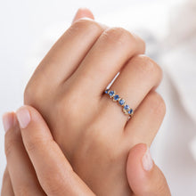 Load image into Gallery viewer, R1008 | Eternity Band with Sapphires
